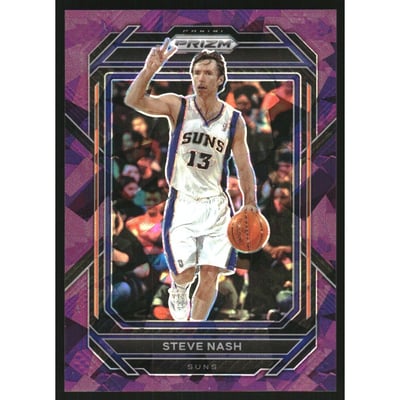 2022-23 Panini Prizm Prizms Purple Ice #289 Steve Nash