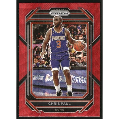 2022-23 Panini Prizm Prizms Ruby Wave #117 Chris Paul