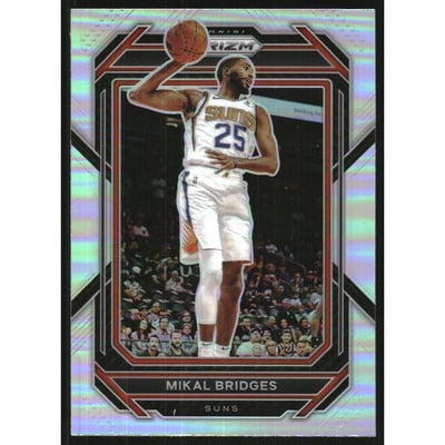 2022-23 Panini Prizm Prizms Silver #120 Mikal Bridges