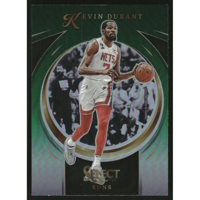2022-23 Select Certified Prizms Green #17 Kevin Durant