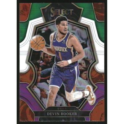 2022-23 Select Prizms Green White Purple #138 Devin Booker