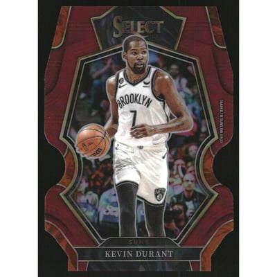 2022-23 Select Prizms Maroon Die Cut #137 Kevin Durant