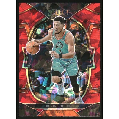 2022-23 Select Prizms Red Cracked Ice #38 Devin Booker