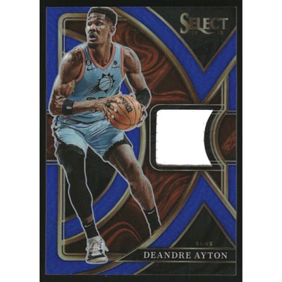 2022-23 Select Selective Swatches Blue Prizms #25 Deandre Ayton