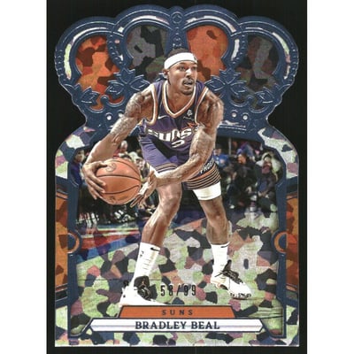 2023-24 Crown Royale Crystal Blue #46 Bradley Beal