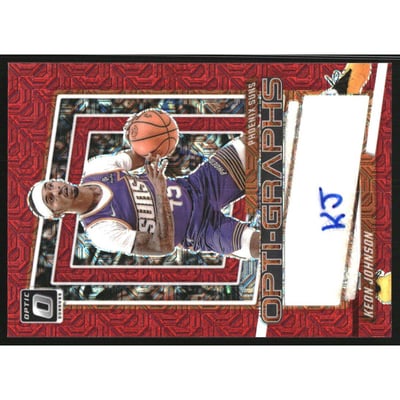 2023-24 Donruss Optic Opti-Graphs Choice #48 Keon Johnson