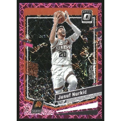 2023-24 Donruss Optic Pink Velocity #8 Jusuf Nurkic