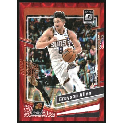 2023-24 Donruss Optic Red Seismic #99 Grayson Allen