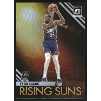 2023-24 Donruss Optic Rising Suns Holo #10 Kevin Durant