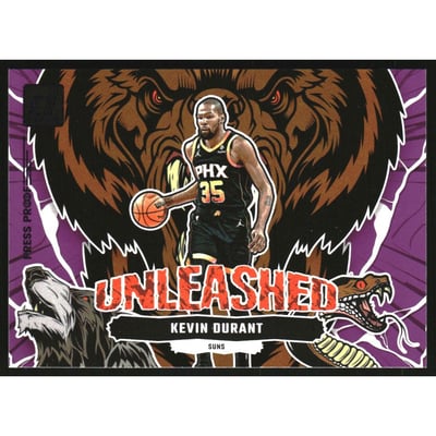 2023-24 Donruss Unleashed Press Proof Purple #12 Kevin Durant