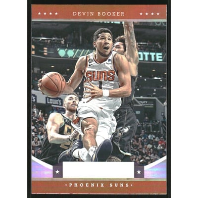 2023-24 Hoops Hoops Throwback #18 Devin Booker