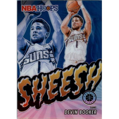 2023-24 Hoops Premium Stock Sheesh Silver Prizm #7 Devin Booker