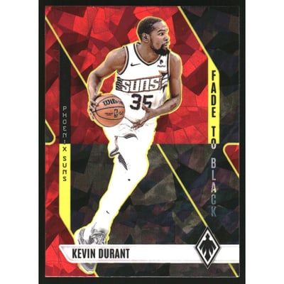 2023-24 Panini Phoenix Fade To Black Phoenix Red Ice #13 Kevin Durant