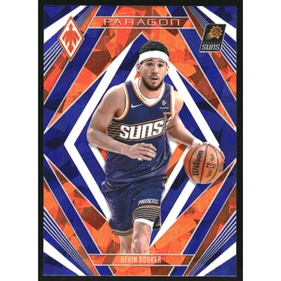 2023-24 Panini Phoenix Paragon Phoenix Blue Ice #4 Devin Booker