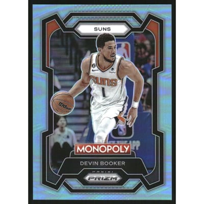 2023-24 Panini Prizm Monopoly Light Blue #72 Devin Booker