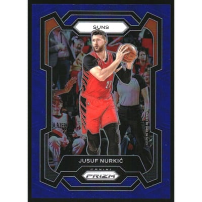 2023-24 Panini Prizm Prizms Blue #277 Jusuf Nurkic