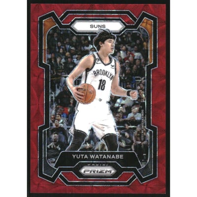 2023-24 Panini Prizm Prizms Choice Red #285 Yuta Watanabe