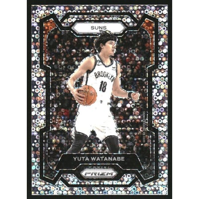 2023-24 Panini Prizm Prizms Fast Break #285 Yuta Watanabe