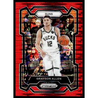 2023-24 Panini Prizm Prizms Red Seismic #226 Grayson Allen