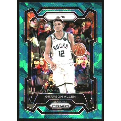 2023-24 Panini Prizm Prizms Teal Ice #226 Grayson Allen