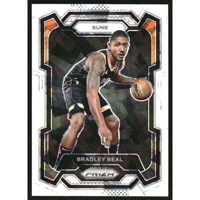 2023-24 Panini Prizm Prizms White Ice #64 Bradley Beal