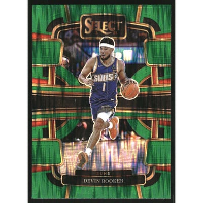 2023-24 Select Prizms Green Shock #58 Devin Booker