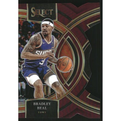 2023-24 Select Prizms Maroon Die-Cut #154 Bradley Beal