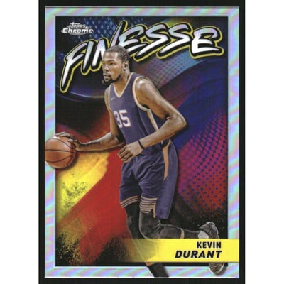 2023-24 Topps Chrome Finesse Refractors #F17 Kevin Durant
