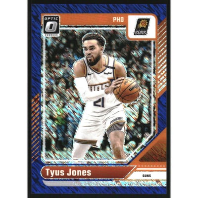 2024-25 Donruss Optic Blue Shimmer #82 Tyus Jones