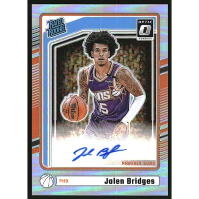 2024-25 Donruss Optic Holo #328 Jalen Bridges RR AU