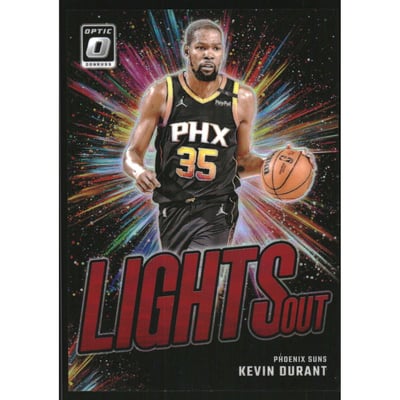 2024-25 Donruss Optic Lights Out Red #14 Kevin Durant