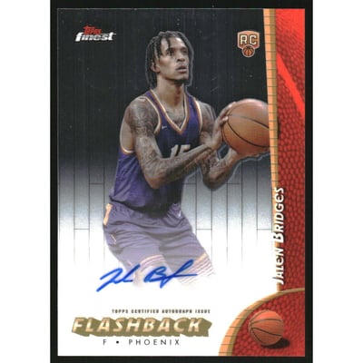2024-25 Finest Flashback Autographs #FBAJBR Jalen Bridges