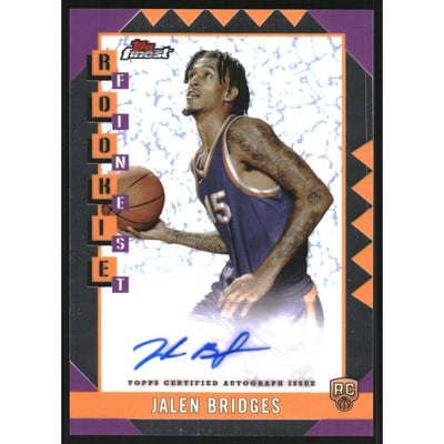 2024-25 Finest Rookie Autographs #RFAJB Jalen Bridges