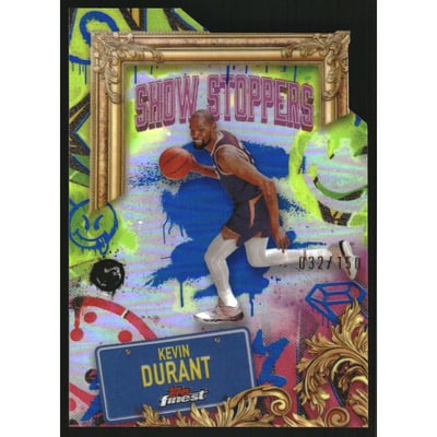 2024-25 Finest Showstoppers Blue Refractors #S20 Kevin Durant