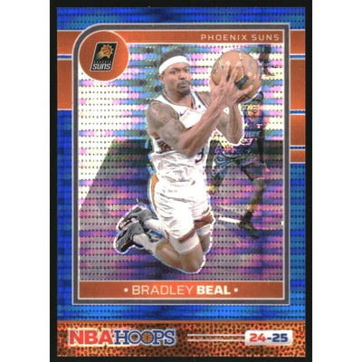 2024-25 Hoops Premium Prizms Blue Pulsar #95 Bradley Beal