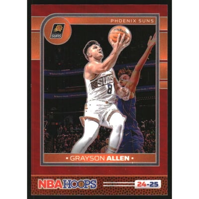 2024-25 Hoops Premium Prizms Red #154 Grayson Allen
