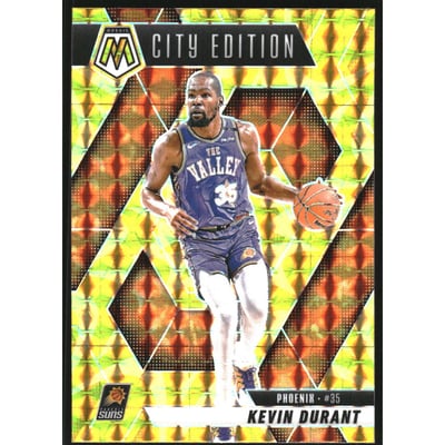 2024-25 Panini Mosaic Mosaic Reactive Yellow #280 Kevin Durant/City Edition
