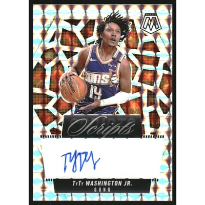 2024-25 Panini Mosaic Scripts #32 TyTy Washington Jr.