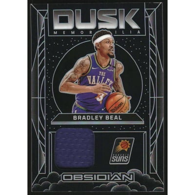 2024-25 Panini Obsidian Dusk Memorabilia #34 Bradley Beal