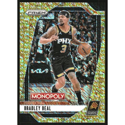 2024-25 Panini Prizm Monopoly Gold Millionaire Shimmer #78 Bradley Beal
