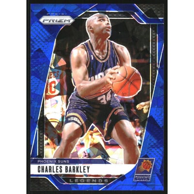 2024-25 Panini Prizm Prizms Blue Ice #280 Charles Barkley