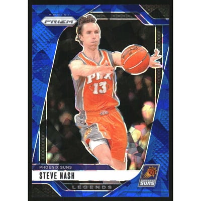 2024-25 Panini Prizm Prizms Blue Ice #298 Steve Nash