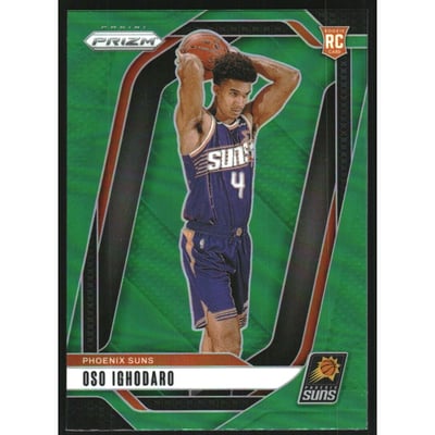 2024-25 Panini Prizm Prizms Green #245 Oso Ighodaro