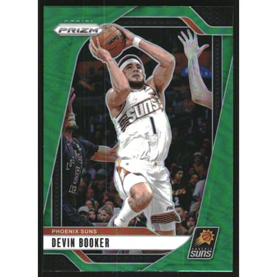 2024-25 Panini Prizm Prizms Green #8 Devin Booker