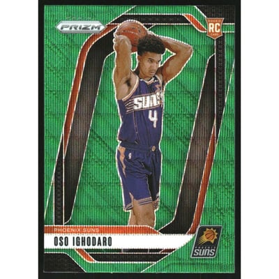 2024-25 Panini Prizm Prizms Green Wave #245 Oso Ighodaro