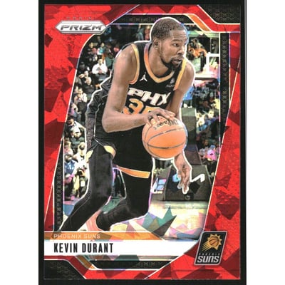 2024-25 Panini Prizm Prizms Red Ice #187 Kevin Durant