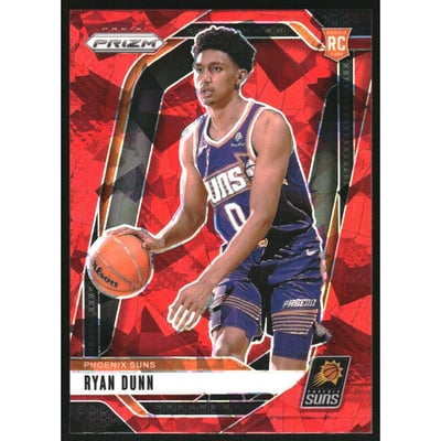 2024-25 Panini Prizm Prizms Red Ice #258 Ryan Dunn