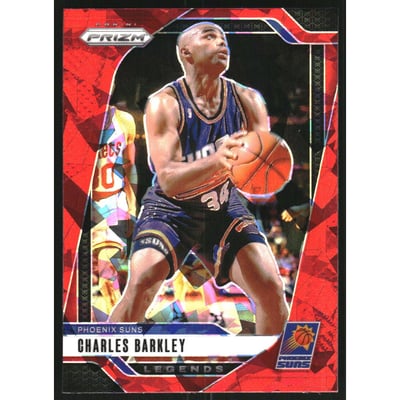 2024-25 Panini Prizm Prizms Red Ice #280 Charles Barkley