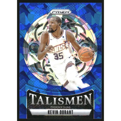 2024-25 Panini Prizm Talismen Prizms Blue Ice #11 Kevin Durant