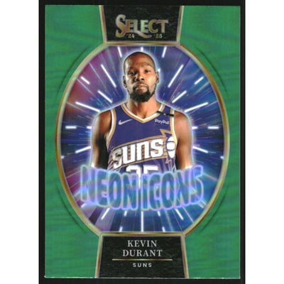 2024-25 Select Neon Icon Green Prizms #11 Kevin Durant